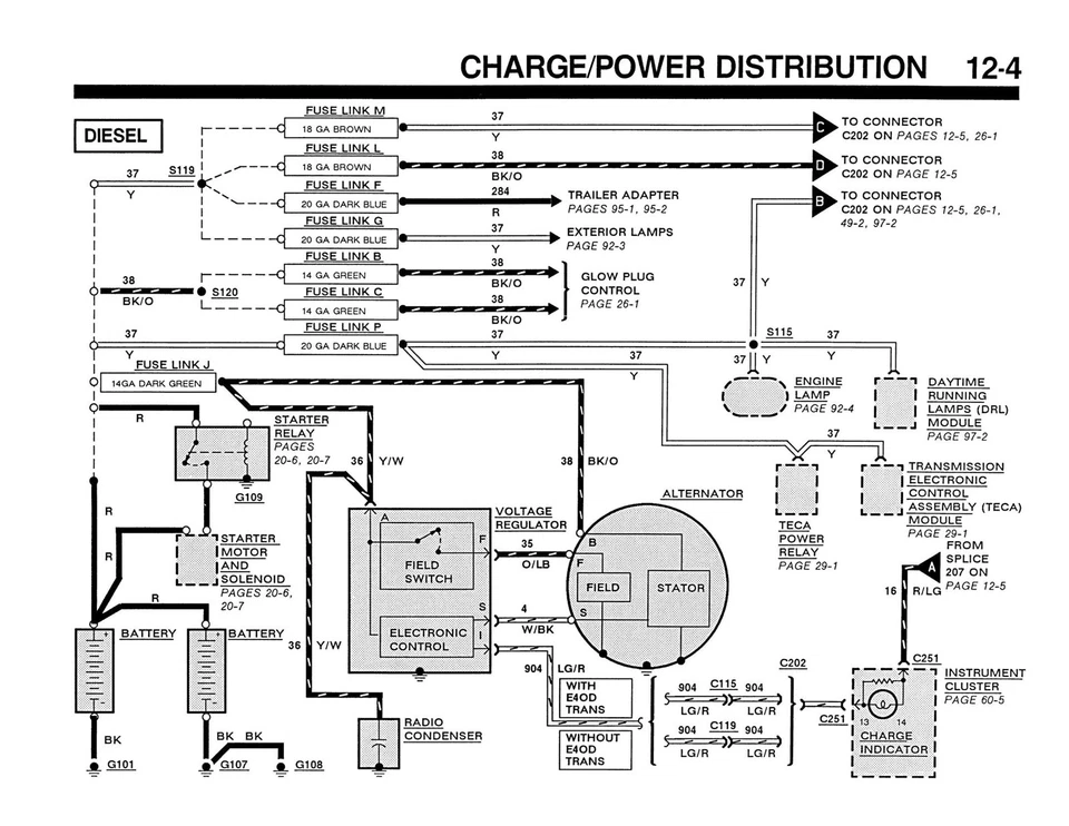 1990 年福特 F150-350,野马电气真空故障排除手册 — 第 4/4 张图片