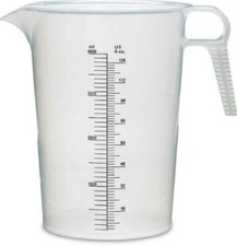 PM80128 Accu-Pour Measuring Pitcher 128 Oz / 4 Liter Polypropylene Clear