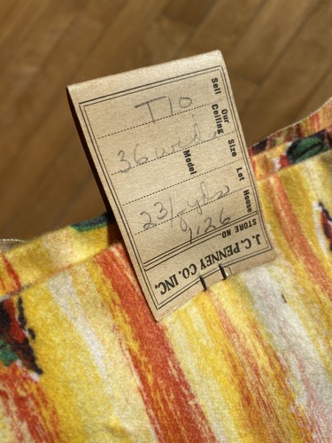1950s Vintage Cowboy Western Home Decor 50’s Flannel Cotton 2 3/8 Yards 36” Wide - Picture 5 of 7