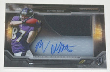 2015 Topps Strata Football Clear Cut Rookie Patch Auto #CCAP-MW  Max Williams RC
