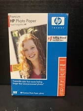 HP Premium GLOSSY 4X6 Ink Jet Picture Photo Paper 60 SHEETS 10mil Papel Fotos