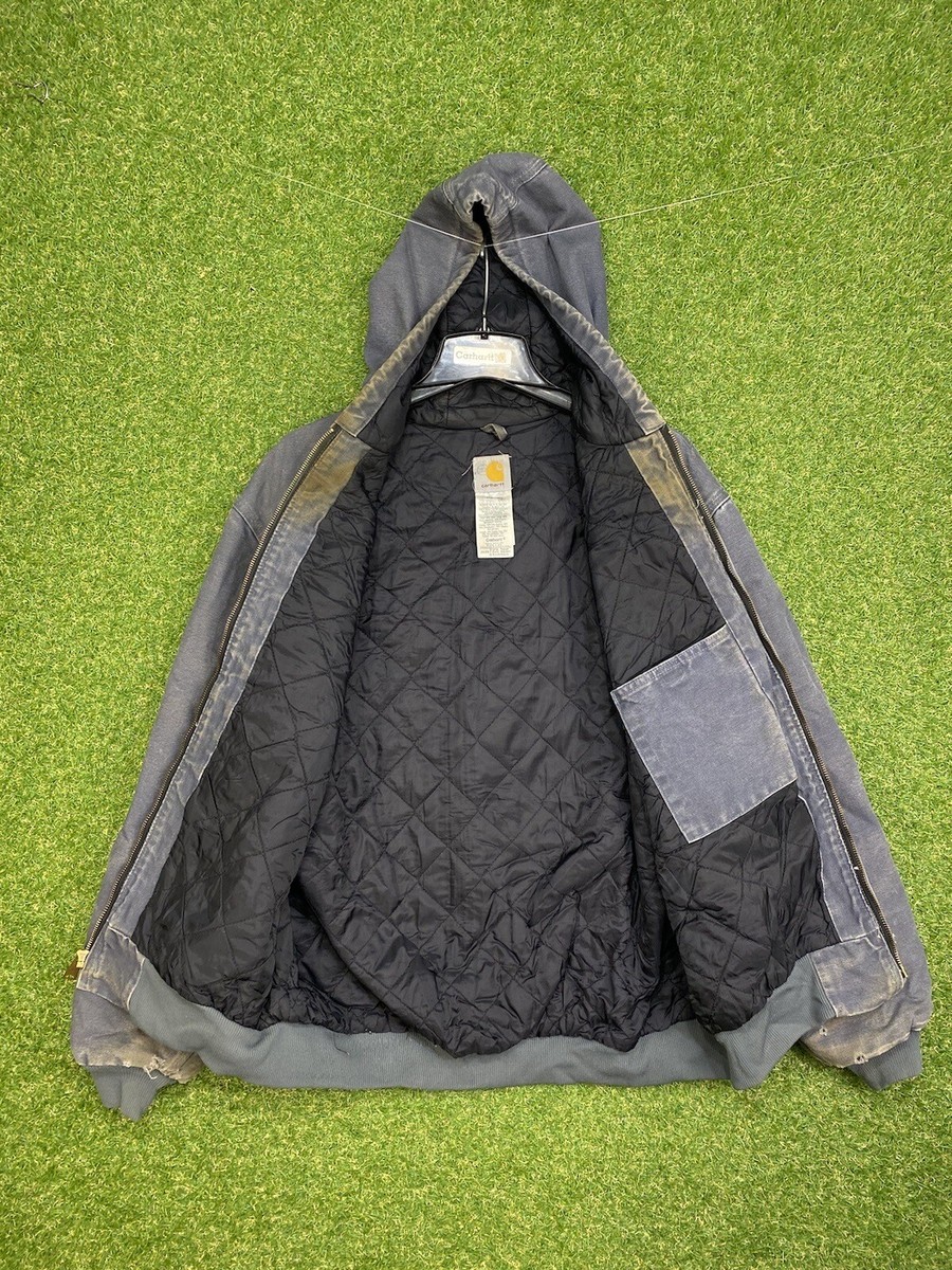 Carhartt Work Jacket J244 STM Mens Extra Large XL Hooded