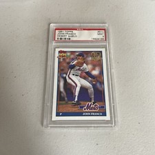 1991 TOPPS DESERT SHIELD #510 JOHN FRANCO PSA 9 METS AUTHENTIC