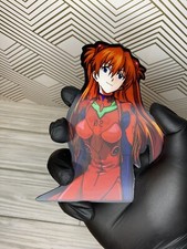 Neon Genesis Evangelion Asuka Langley Soryu 3D Lenticular Motion Car Sticker