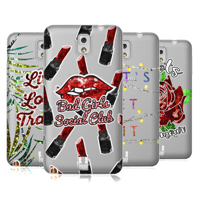 HEAD CASE DESIGNS FRECHER SEQUIN-DRUCK SOFT GEL HANDYHÜLLE FÜR SAMSUNG HANDYS 2