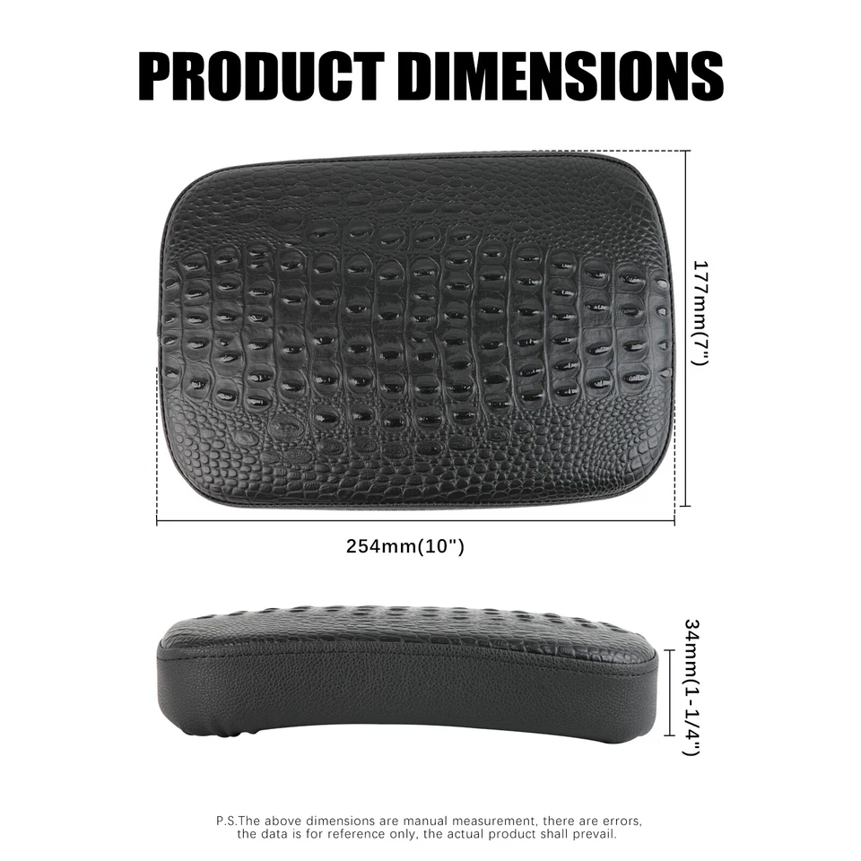 Almofada de assento de passageiro traseiro 8 ventosas para Honda VT VTX 750 1100 1300 1800 PU - Imagem 2 de 4