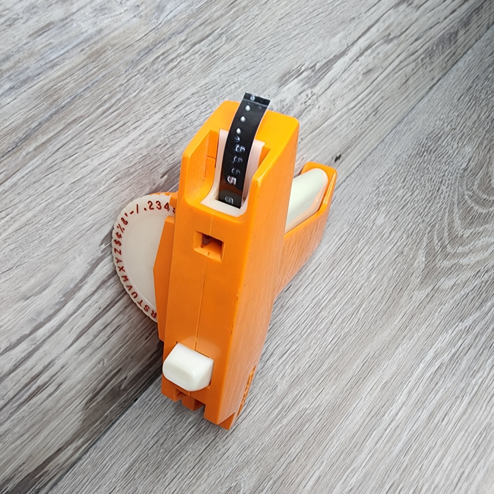 Vintage Dymo Label Maker Orange eBay