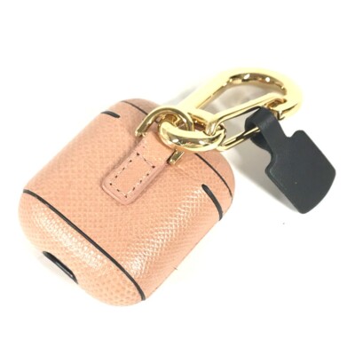 FENDI Logo Airpods Case Earphone case Leather Beige | eBay