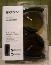 Sony MDR-ZX110AP Headphone with Mic for Smartphone - Black
