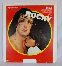 "ROCKY" RCA Selectavision Sylvester Stallone Talia Shire Burgess Meredith 1976