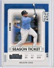 2021 Panini Contenders Season Ticket #65 Nelson Cruz - Twins / Rays - MINT