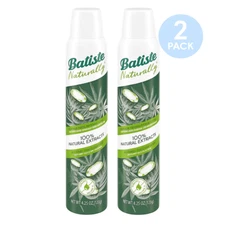 Batiste Naturally Dry Shampoo Coconut Milk & Hemp 4.23 oz 2 Pack New