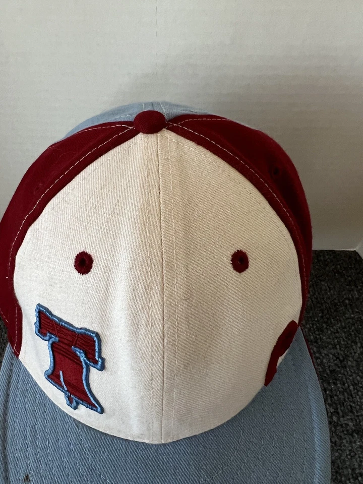 Philadelphia Phillies New Era 59Fifty Hat Red White Blue Liberty Bell MLB  - Image 4 of 4