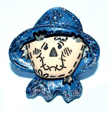 1 1/4" ADORABLE SCARECROW Pin Brooch * Made in USA * FAST USA SHIPPING #2