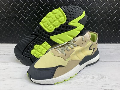 Adidas Originals Nite Jogger Men's 9  Easy Yellow  Core Black EE5868