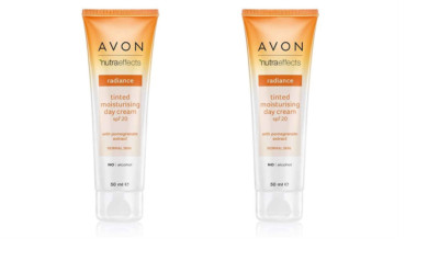 Avon 2 x Nutra Effects Radiance Tinted Moisturiser LSF 20 50 ml Neu