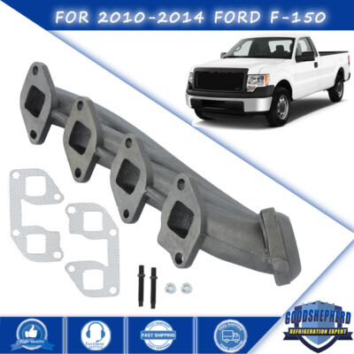 For Ford F-150 2010-2014 V8 6.2L Left/Driver Side Exhaust Manifold w/ Gasket Kit