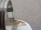 Beautiful PTI India Sterling Silver 925 Large CHRYSOPRASE Statement RING Size 11 — photo 10