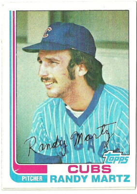 RANDY MARTZ CHICAGO CUBS #188 - TOPPS NM-MT 1982