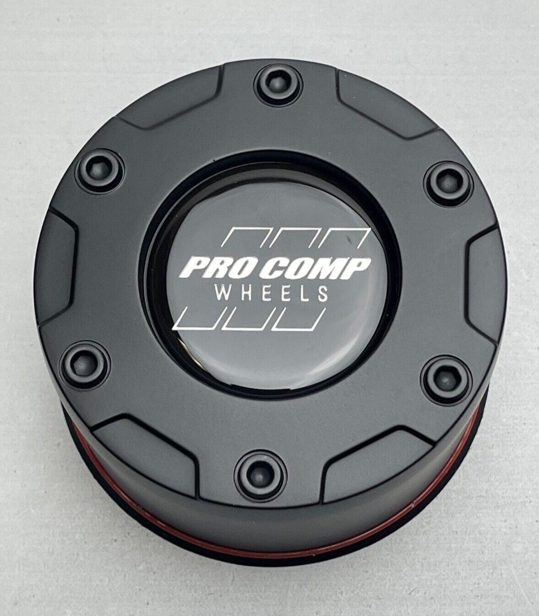 Pro Comp Satin Black Push Thru Wheel Center Cap 742592F2 Resin