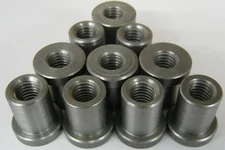 Weld on Nuts 1/2"-13 Thread LONG Threaded Nut Steel Chassis Mount Tab Pack of 10