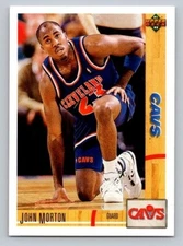 1991-92 Upper Deck John Morton #210 Cleveland Cavaliers