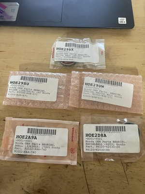 #ad OEM Honda Dirt Bike 150R bearings $65.00