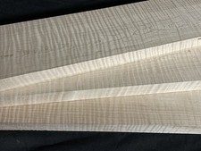 Curly Maple 1.35x5.75x32" Tiger S4S Lumber Wood Matching SET 114 Thick Stock WOW