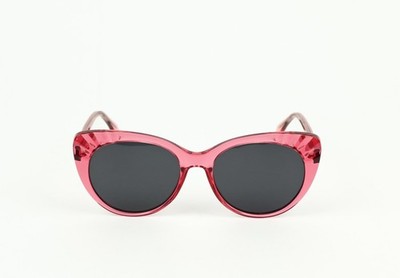 NIB - LUX DE VILLE - Rose Crystal Acetate Frame LULU Sunglasses