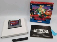  Nintendo Virtual Galactic Pinball W/Game, Dust Cover, Box & Insert