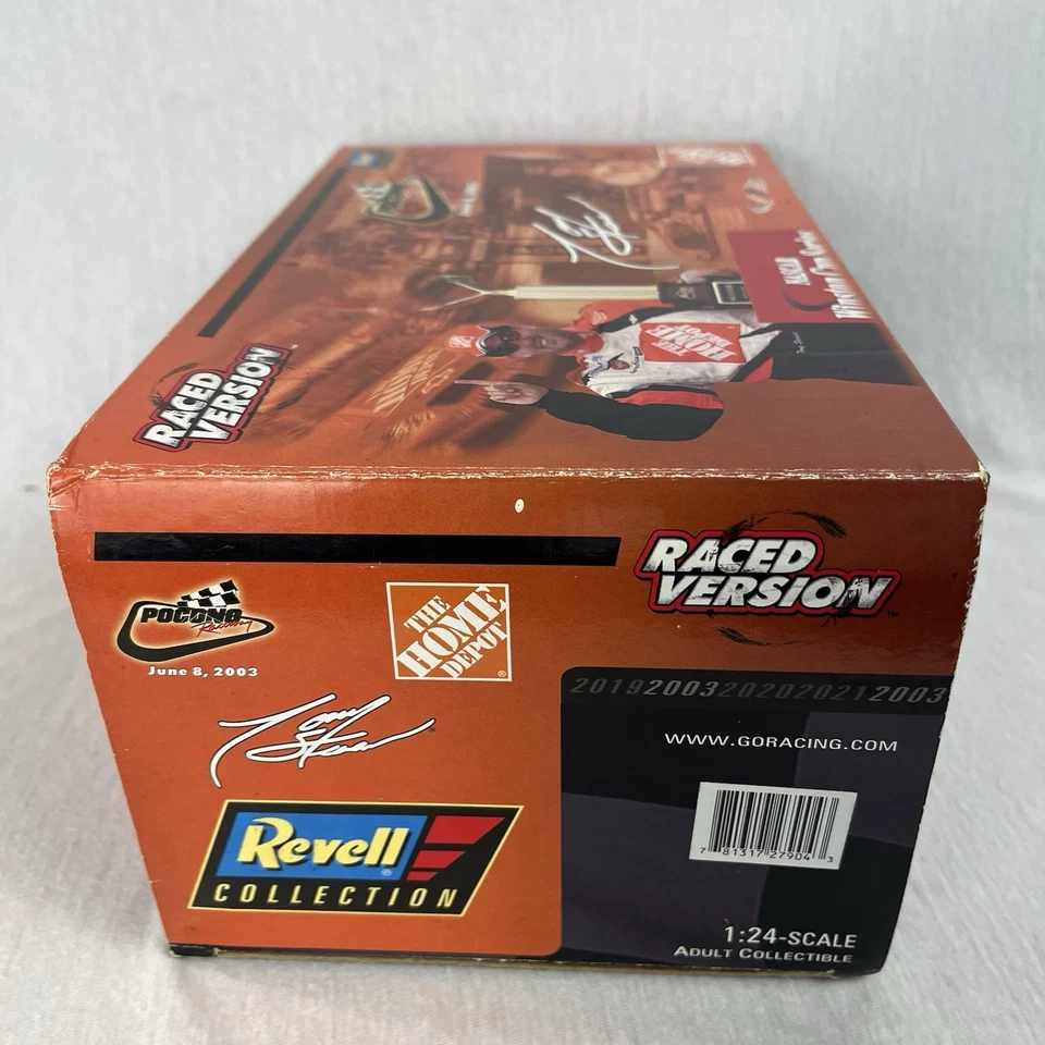 Tony Stewart 2003 NASCAR литая модель 1:24 Home Depot Pocono гоночные версии ограниченное издание - Изображение 4 из 4