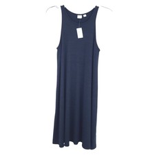 New Gap Midi Dress XS Sleeveless, Black Summer Dress, Stretchy Casual Dress