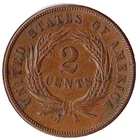 1864-1868 Two Cent Piece Coin 2c G / VG Average Circulated  - Random Date Pick