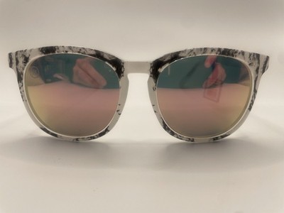 BLENDERS ALUMNI QUEEN BE1011 CAT 3 WHITE MARBLE/ROSE SUNGLASSES