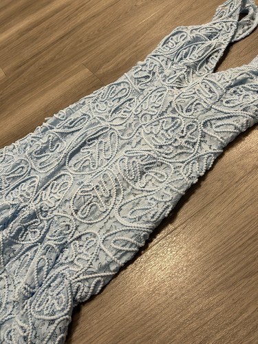NEU DAMEN ASOS BLAU DETAILLIERT ANLASS KLEID GRÖSSE 8 - Bild 2 von 9