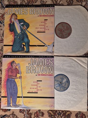 James Brown And The Famous Flames Part 1 + Part 2 LP Set Very Nice