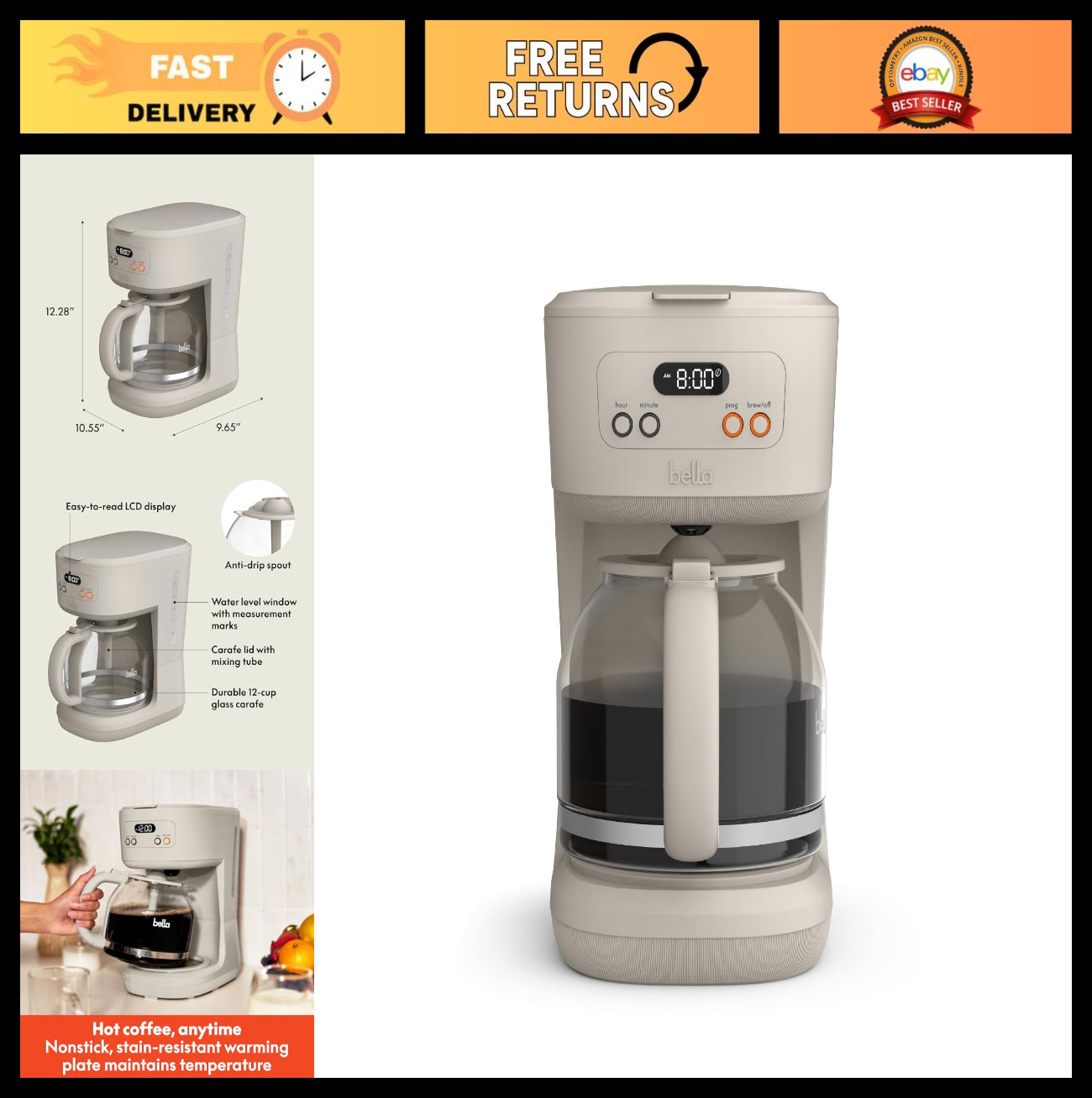 With Lcd Display, Auto Shutoff, Reusable Access