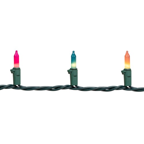 Northlight 35-Count Pastel Multi-Color Mini Easter Light set, Green Wire - Picture 9 of 10