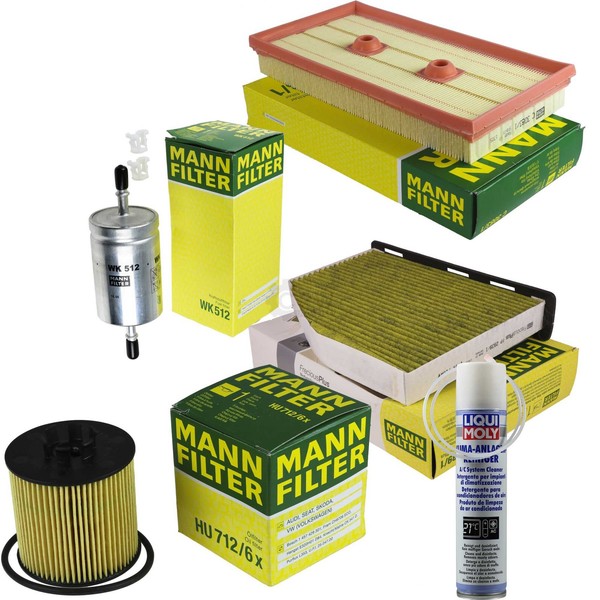 Mann Inspektionspaket Filterset FüR VW Golf V 1.6 FSI Touran Audi A3-image