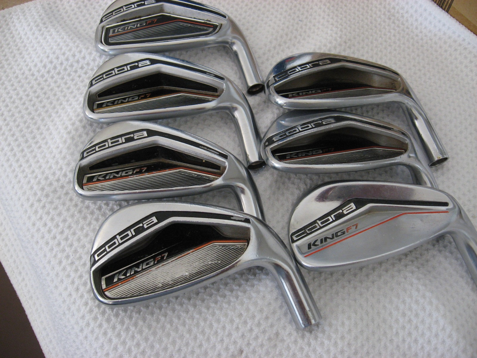 Cobra King F7 iron heads only 5-GW...7 head set