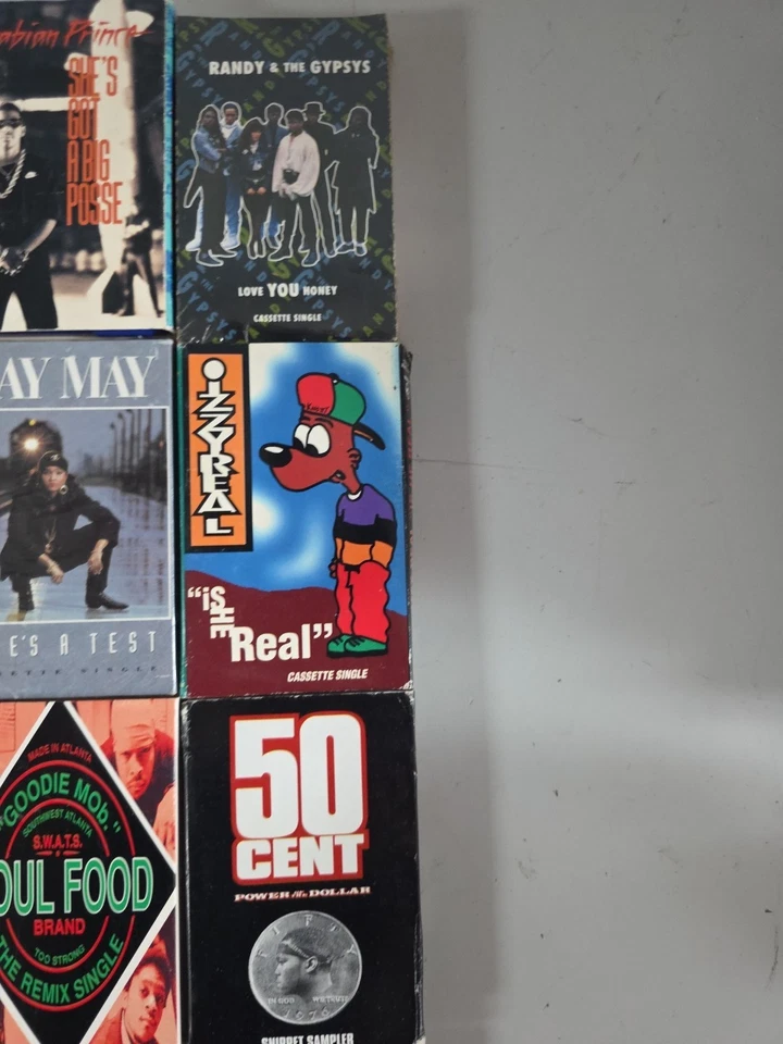 90s Hip Hop Rap Cassette Single Lot (35) ICE CUBE BONE THUGS PUBLIC ENEMY OUTKAS - Image 4 of 4