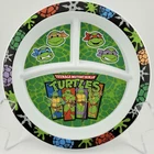 Vintage TMNT Teenage Mutant Ninja Turtles Divided Child Baby Plate Gerber 90’s N