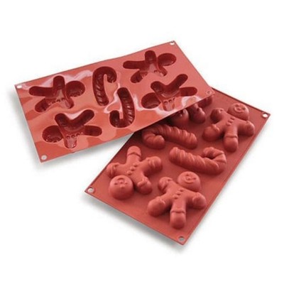 Silikonform Omino Pan Di Zenzero Und Candy 95x78 H 21 Mm - SILIKOMART