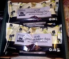 20oz. Premium Oat Milk Baking Chips 55% Cocoa Dark Chocolate Endangered Species