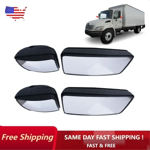 For HINO 145 165 238 258 268 338 7.7L 2008-2020 Left & Right Side Door Mirror US