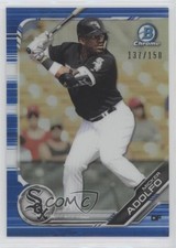 2019 Bowman Chrome Prospects Blue Refractor 137/150 Micker Adolfo #BCP-164 0y59