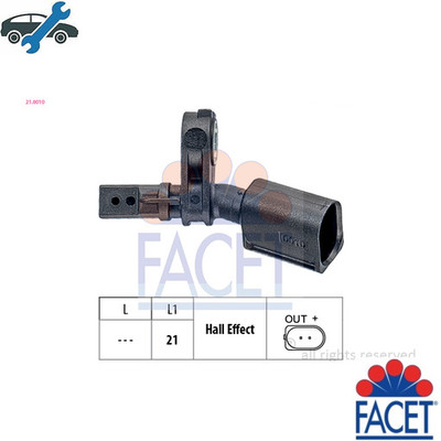 SENSOR WHEEL SPEED 21.0010 FOR VW POLO/IV/Van/VI UP! FOX/Hatchback GOLF/VII 1.6L