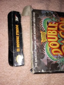 Double Dragon 3 III Nintendo NES con manual 