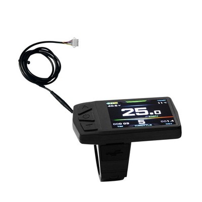 Farb LCD Display f��r Elektrofahrrad TF01U mit und 1645mm Kabel
