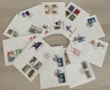 Schweiz 10 St&uuml;ck Ersttagsbriefe Jahr 1990-1991